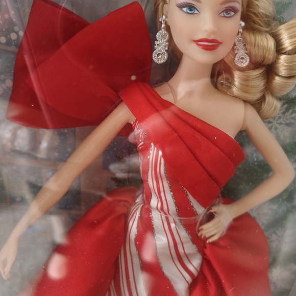 Barbie Holiday Doll in Vibrant Red and White
